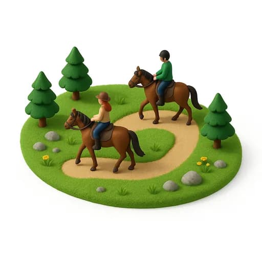 Trail riding icon