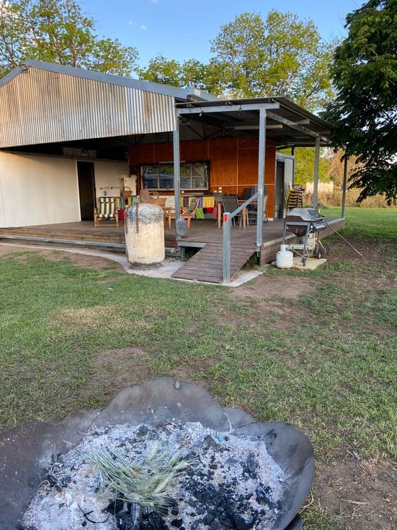 Farm stay with no horses, in our rustic Huntly Hut, Harparary, NSW (photo 3)