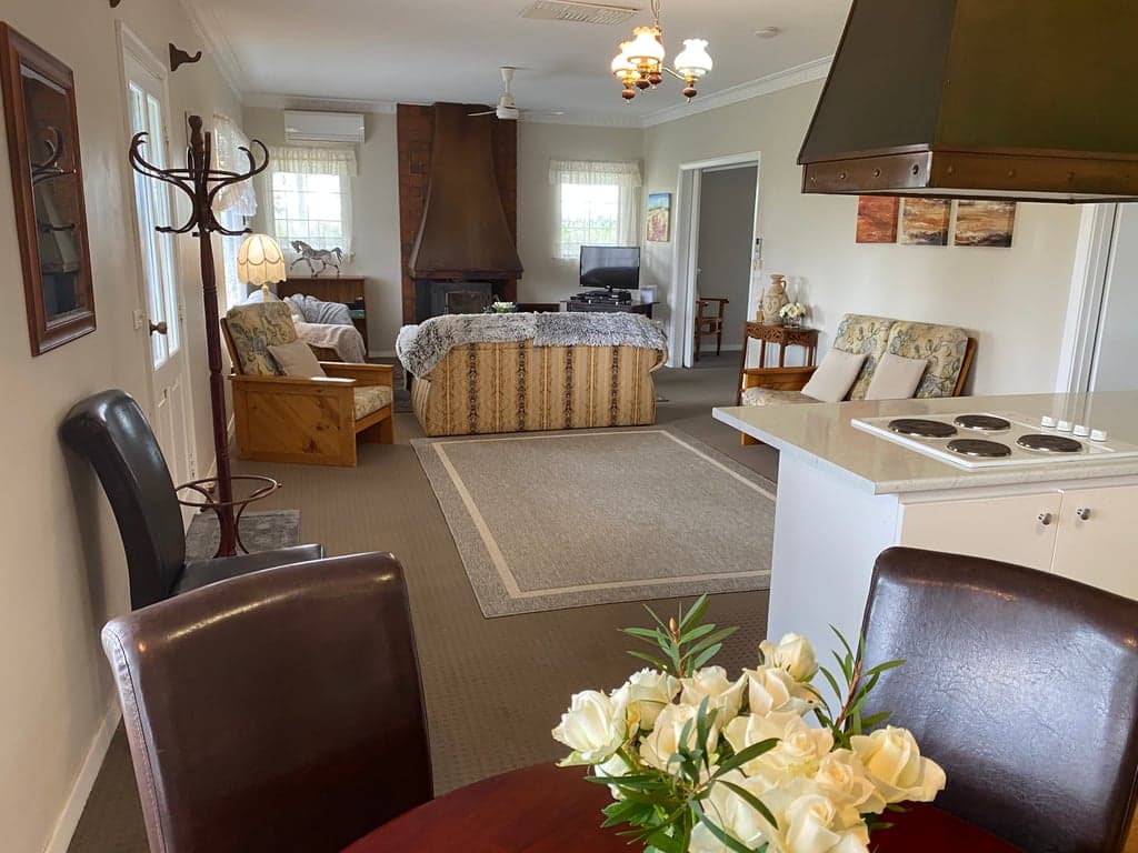 Thumbnail 3 of Large cottage with stunning views over paddocks and hills.