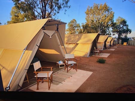 Photo of Glamping tents close to paddocks with all amenities
